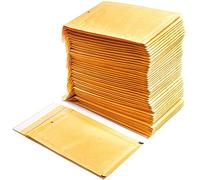Sobres Acolchados de Papel Burbuja Interior de Polietileno, Color Marrón, Bolsas para Envíos con Capacidad para Albergar Documentos de una superficie máxima de 150x220 mm
