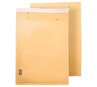 Sobres Acolchados de Papel Burbuja Interior de Polietileno, Color Marrón, Bolsas para Envíos con Capacidad para Albergar Documentos - Ofituria (10 Sobres, 100 x 165 mm)