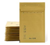 Sobres Acolchados, Sobres de Burbujas, Sobres Acolchados de Burbujas Kraft con Cierre Autoadhesivo, Bolsas para Envíos de Ropa, Sobres Acolchados Kraft - SIDI (120x215mm, 200 uds)