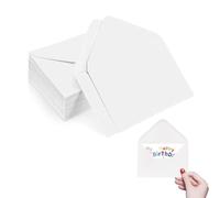 Sobres B6 125x176 mm Blancos, Pack de 70 Unidades, Papel 120 g/m², Cierre húmedo para Cartas, Invitaciones y felicitaciones