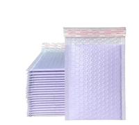 Sobres de burbujas for correo, embalaje envío por, suministros for pequeñas empresas, sobres exprés impermeables con autosellado, 100 Uds para Cosméticos(Purple,13 * 15cm)