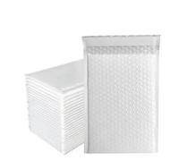 Sobres de burbujas for correo, embalaje envío por, suministros for pequeñas empresas, sobres exprés impermeables con autosellado, 100 Uds para Cosméticos(White,15 * 18cm)