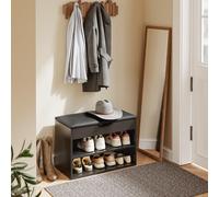 SoBuy, armario con espacio de almacenamiento, mueble de almacenamiento, color , estilo escandinavo, modelo FSR25-SCH