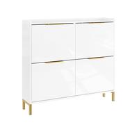 SoBuy Armario Entrada Blanco MDF 114x44x16cm White