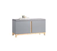 SoBuy Banco Zapatero con 2 Puertas 90x34x46cm para recibidor