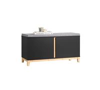 SoBuy Banco Zapatero con 2 Puertas 90x34x46cm para recibidor