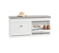 SoBuy Banco Zapatero con 2 Solapas 104x24x52cm para recibidor