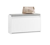 SoBuy Banco Zapatero con Asiento 80x26x45cm para Recibidor
