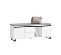SoBuy Banco Zapatero con Cojín 110x35x42cm para Recibidor