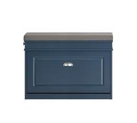 SoBuy Banco Zapatero Grande Organizador para Zapatos con 1 Solapa Azul 75 x 24 x 52 cm FSR82-L-B ES