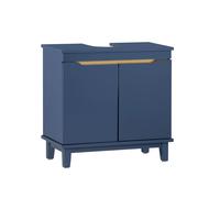 SoBuy BZR113-B lavabo bajo armario tocador bajo armario baño armario tocador bajo armario muebles de baño azul profundo