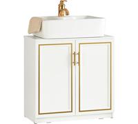 SoBuy BZR86-W: Mueble bajo lavabo, armario de baño, mueble de lavabo, mueble de baño, armario inferior