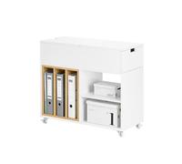 SoBuy Cajonera Oficina con Ruedas y Soporte Impresora 30x61x70cm