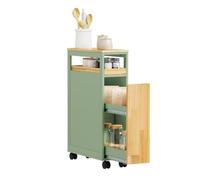 SoBuy Carrito Auxiliar con Ruedas de 20 cm de Ancho 50,5×20×79 cm Cocina
