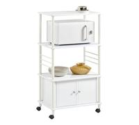Carrito de cocina, estante de cocina, estante con ruedas, estantería de cocina, frg12-w sobuy es