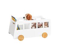 SoBuy Carro Librería Infantil 2 Secciones Soporta hasta 20kg 68x43x33cm