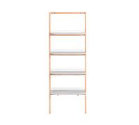 Sobuy estantería de escalera de 4 niveles librería multiusos de almacenamiento con estructura robusta para sala de estar oficina dormitorio gris hstr02-hg 39 cm