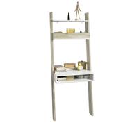 SoBuy Estantería Librería con Escritorio Cúbico, 2 Estantes, MDF Madera Wood