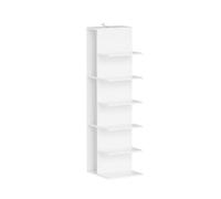Sobuy estantería salvaspacio asimétrica str14-w | blanco | 30.0x32.5x110.5 cm | mdf lacado 110.5 cm
