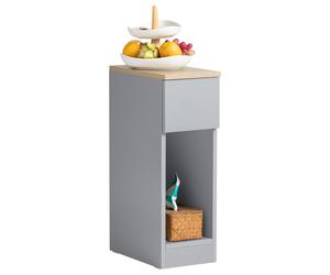 SoBuy FBT111 Mesa Auxiliar Mesita de Noche con 1 Cajón Mesa ES