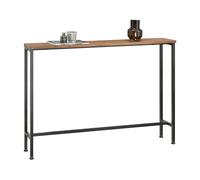 SoBuy FSB19-XL consolas vintage mesa de metal mesa de pasillo decoración mesa aparador mesa auxiliar mesa BHT aprox. : 120x80x20cm Negro
