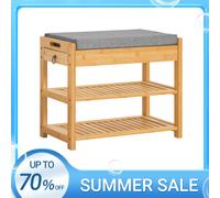 Banco de almacenamiento con cajón y cojín,zapatero aguanta 150kg,fsr49-n sobuy es 50 cm