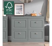 SoBuy Zapatero Estrecho para Entrada y Recibidor - Mueble Zapatero Gris con 4 Solapas y Gran Capacidad - 105x24x83cm para Pasillo Estrecho, Recibidores, Dormitorio, FSR79-HG
