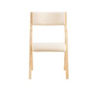 SoBuy FST40-W Silla de Madera, Silla Plegable, Silla de Cocina, Silla de Comedor, Beige, 48 x 58 x 78 cm, ES