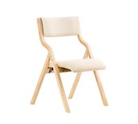 SoBuy FST40-Wx4 Lote de 4 Sillas de Madera Silla Plegable Silla de Cocina Silla de Comedor Beige 48 x 58 x 78 cm ES