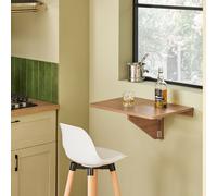 SoBuy FWT03-PF: Mesa abatible de pared para cocina, muebles infantiles, mesa para portátil, mesa de comedor, mesa plegable, escritorio, estilo vintage. Dimensiones aproximadas: 60 x 26 x 40 cm