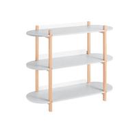 Sobuy Hstr01-h-hg Estantería De 3 Niveles, Mesa De Centro Multiusos, Gris Claro