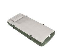 Sobuy lettino prendisole plegable ogs32-ii-gr-p01 | verde oscuro | 191x76x22 cm | pes (poliéster recubierto con pvc) 191 cm