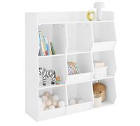 SoBuy Librería Infantil 9 Compartimientos Soporta hasta 120kg 95x34x105cm