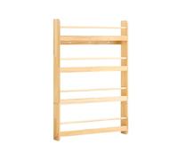 Sobuy librería infantil montessori estantería libros infantil biblioteca con 4 estantes organizador juguetes estanteria habitacion niños natural 80x12x118cm kmb08-n
