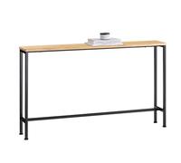 SoBuy Mesa Consola Negra 120x20x80cm para recibidor