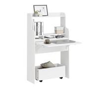 SoBuy Mesa Escritorio Plegable con 5 Compartimentos Abiertos 64x63x100,6cm