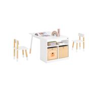SoBuy Mesa Infantil con 2 Sillas Soporta hasta 50kg 90x60x53cm