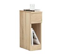 SoBuy Mesita de Noche Estrecha 20 cm con cajón, 20x35x60 cm
