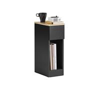 SoBuy Mesita de Noche Estrecha 20 cm con cajón, 20x35x60 cm