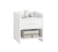SoBuy Mesita de Noche Minimalista con Cajón 38x35x45cm
