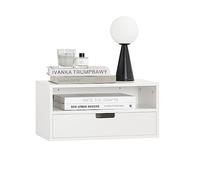 SoBuy Mesita Suspendida con Cajón y Estante 45x25x22cm