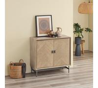 SoBuy: Mueble aparador, cómoda o armario de cocina, preensamblado y estable, con capacidad de carga de 49 kg, sistema antitiempos, cierre suave para las puertas. Ideal para pasillo, salón o cocina. Mo