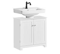 SoBuy Mueble bajo Lavabo para Lavabos con Pedestal 60x29x60 cm Blanco
