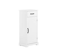 SoBuy Mueble Baño Bajo con Lavabo, Blanco, MDF, 103x43x13 cm White