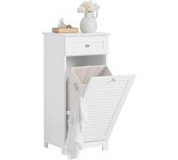 SoBuy: Mueble de baño, armario de baño, mueble de baño estrecho, mueble bajo, armario con cajones, armario de almacenamiento de altura media