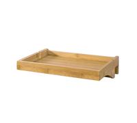 SoBuy NKD01-N,Estante de Noche de bambú Moderno,Mesilla de Noche Flotante Ajustable para Habitaciones Pequeñas,ES(Madera)