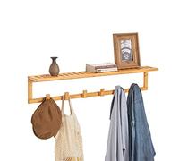 SoBuy Perchero de pared con 6 ganchos 90x12,5x16,5cm para recibidor