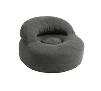 Sobuy poltrona relax con respaldo regulable fst100-dg | gris oscuro | 110x125x65 cm | terciopelo acanalado (corduroy) 125 cm