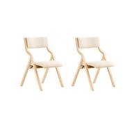 SoBuy Sillas Comedor Pack 2 de Madera, Acolchadas y montadas, 48x80x54cm
