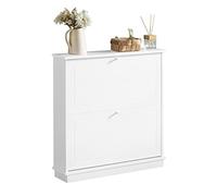 SoBuy Zapatero Estrecho 18cm con 2 Solapas 76x18x78cm para recibidor